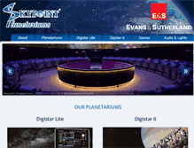 Tablet Screenshot of digitalplanetariums.com